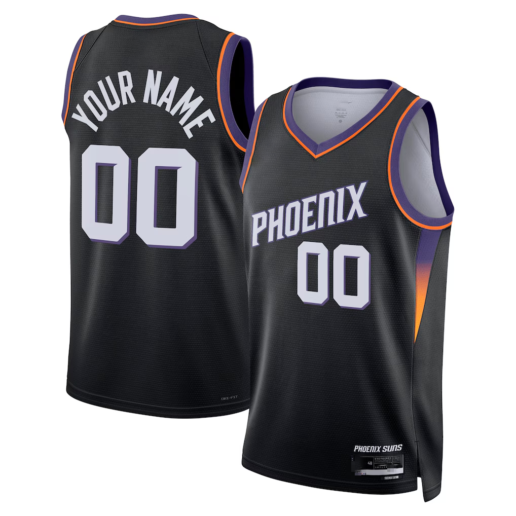CAdoa Custom P.Sunss Black Swingman Jerseys - Statement Edition