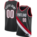 CAdoa Custom PT.Blazers Black 2020-2021 Swingman Jerseys - Icon Edition