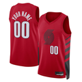 CAdoa Custom PT.Blazers Red 2022-2023 Swingman Jerseys - Statement Edition