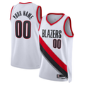 CAdoa Custom PT.Blazers White Swingman Jerseys - Association Edition