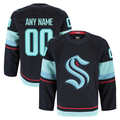 CAdoa Custom S.Kraken Navy Home Authentic Pro Jerseys