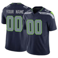 CAdoa Custom S.Seahawks Navy Limited Vapor F.U.S.E. Home Game Any Name & Numbers Stitched Jerseys