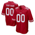 CAdoa Custom SF.49ers Red Home Game Any Name & Numbers Stitched Jerseys