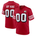 CAdoa Custom SF.49ers Red Limited Alternate 80th Vapor Home Game Any Name & Numbers Stitched Jerseys