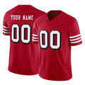 CAdoa Custom SF.49ers Red Limited Alternate Vapor F.U.S.E. Home Game Any Name & Numbers Stitched Jerseys
