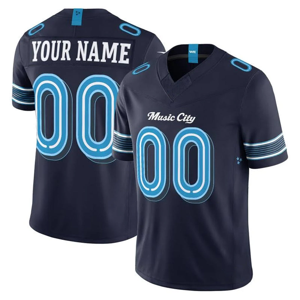 CAdoa Custom T.Titans Navy 2026 Rivalries Collection Limited Home Game Any Name & Numbers Stitched Jerseys