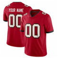 CAdoa Custom TB.Buccaneers Red Limited Vapor F.U.S.E. Home Game Any Name & Numbers Stitched Jerseys