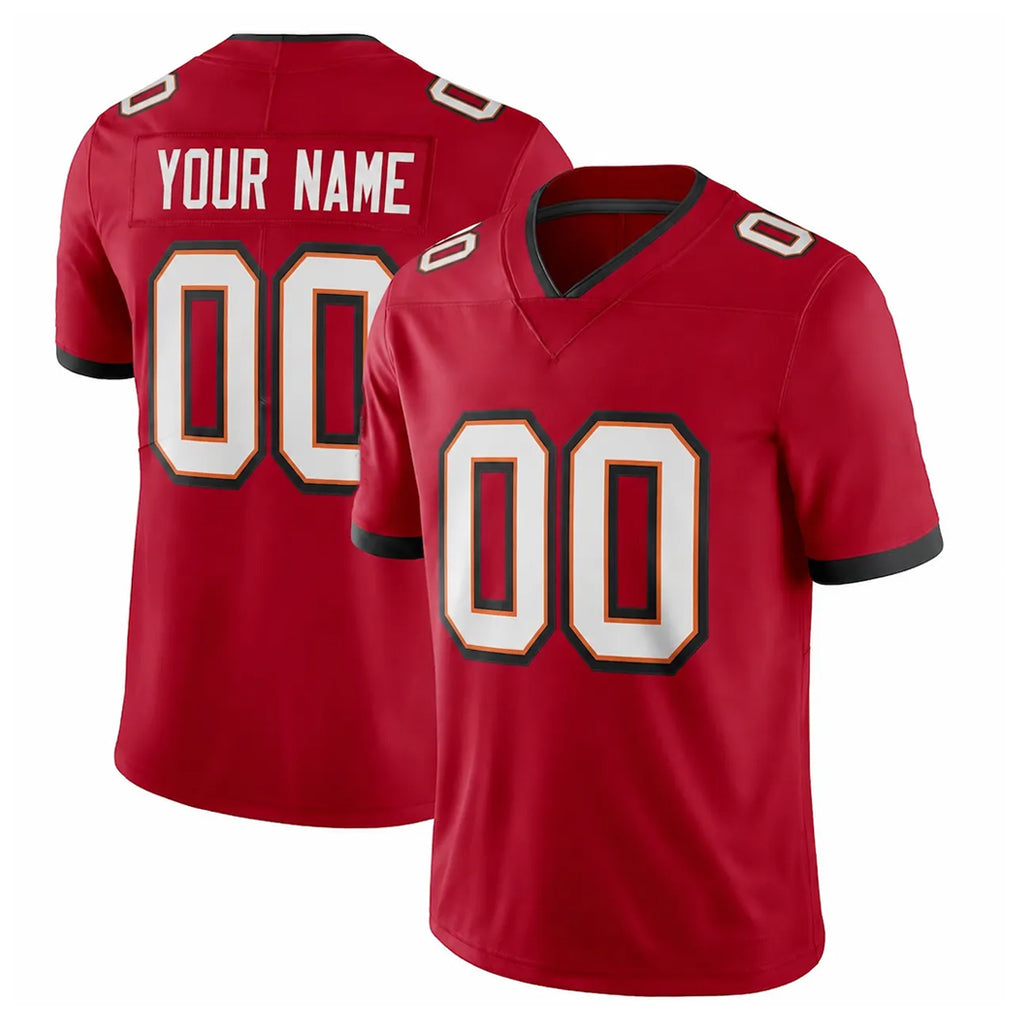 CAdoa Custom TB.Buccaneers Red Limited Vapor F.U.S.E. Home Game Any Name & Numbers Stitched Jerseys
