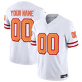 CAdoa Custom TB.Buccaneers White Vapor F.U.S.E. Limited Stitched Jerseys