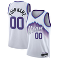 CAdoa Custom U.Jazz White Swingman Jerseys - Association Edition