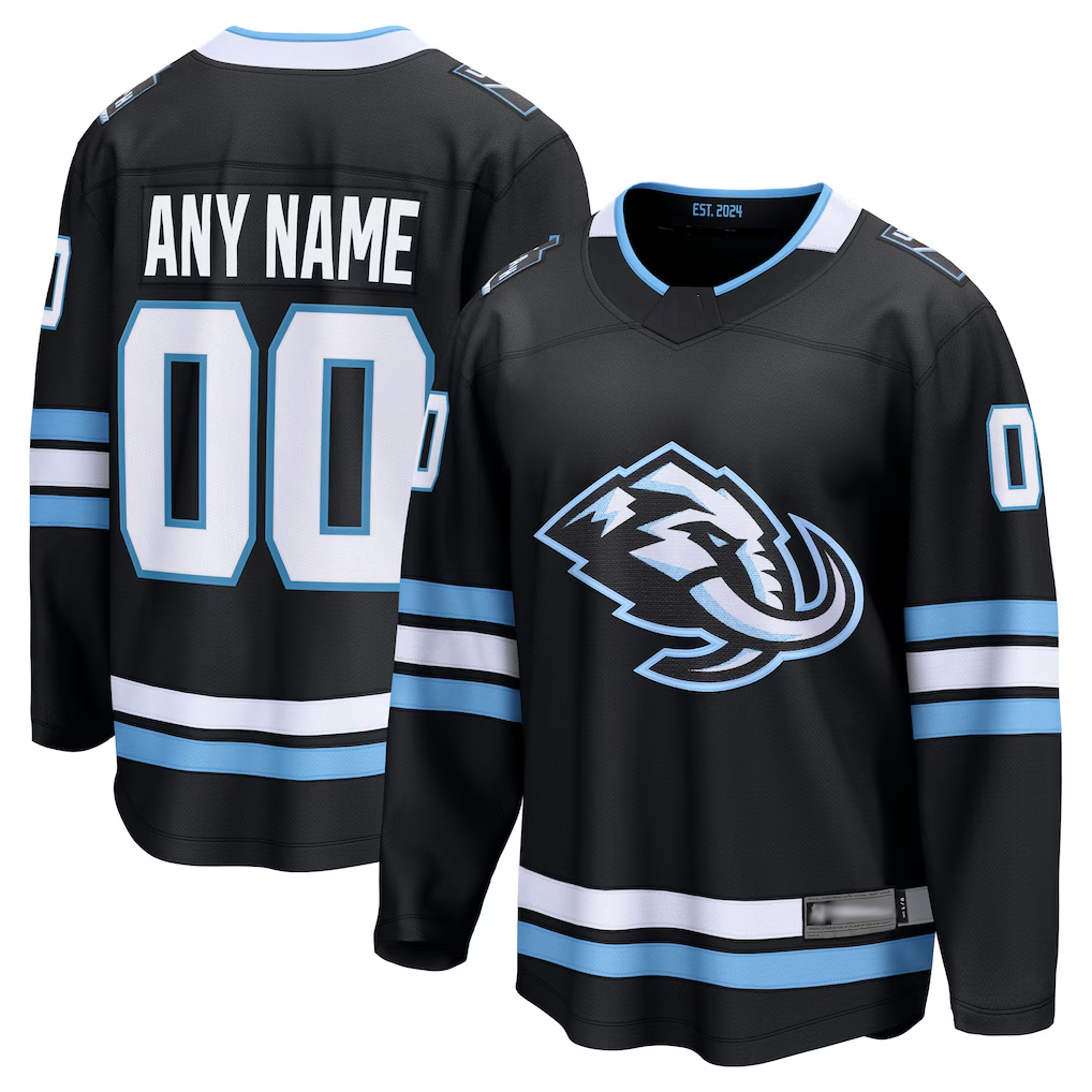 CAdoa Custom U.Mammoth Black Home Breakaway Jerseys