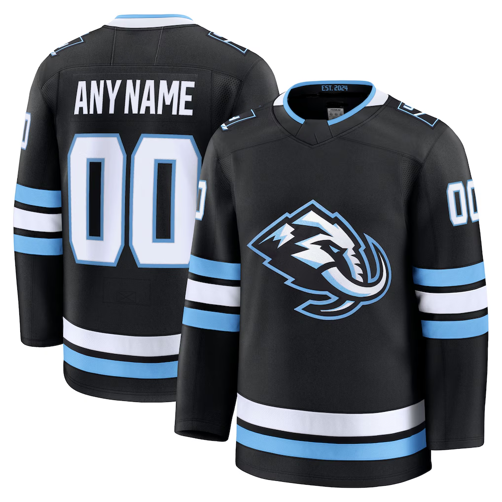 CAdoa Custom U.Mammoth Black Home Premium Jerseys