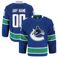 CAdoa Custom V.Canucks Blue Home Authentic Pro Jerseys