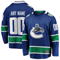 CAdoa Custom V.Canucks Blue Home Team Breakaway Jerseys
