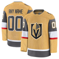 CAdoa Custom V.Golden Knights Gold Home Premium Jerseys