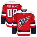 CAdoa Custom W.Capitals Red Alternate Authentic Pro Jerseys