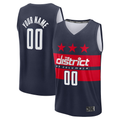 CAdoa Custom W.Wizards Navy Fast Break Jerseys - Statement Edition