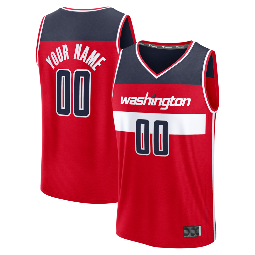 CAdoa Custom W.Wizards Red Fastbreak Jerseys - Icon Edition