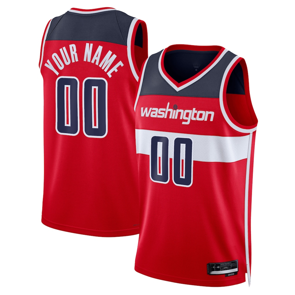 CAdoa Custom W.Wizards Red Swingman Jerseys - Icon Edition