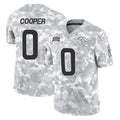 CAdoa D.Broncos #0 Jonathon Cooper Player Arctic Camo Salute To Service Limited Stitched Jerseys