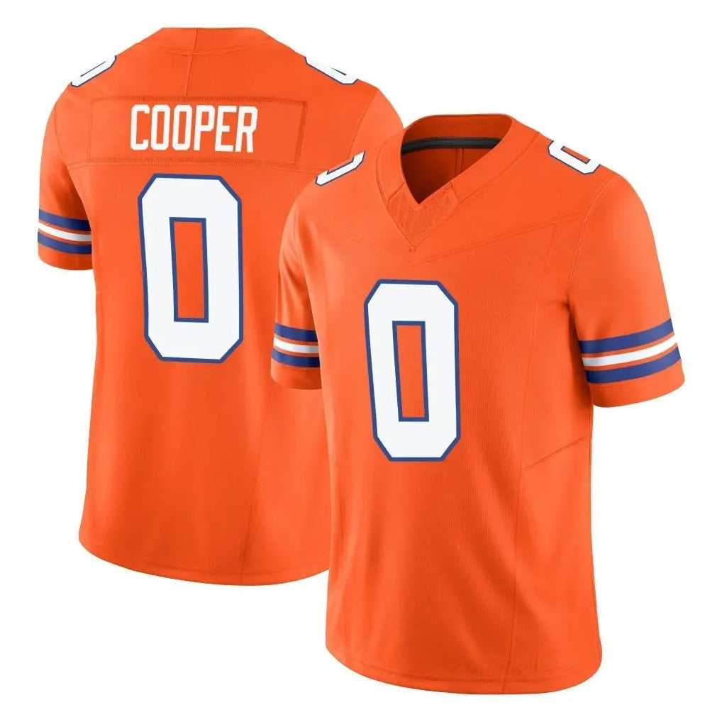 CAdoa D.Broncos #0 Jonathon Cooper Player Orange Limited Alternate Vapor F.U.S.E. Throwback Game Stitched Jerseys