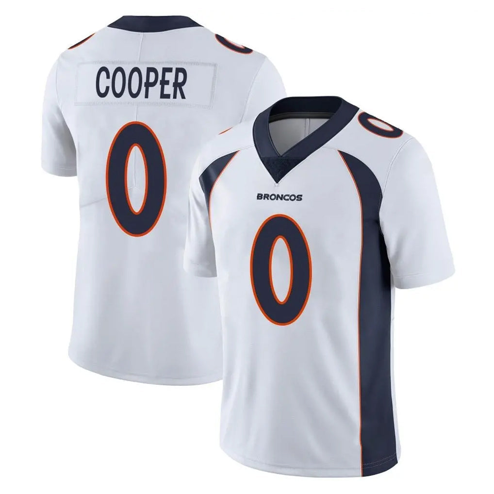CAdoa D.Broncos #0 Jonathon Cooper Player White Vapor Untouchable Limited Home Game Stitched Jerseys