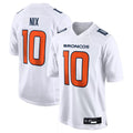 CAdoa D.Broncos #10 Bo Nix Player White Fashion Limited Game Stitched Jerseys