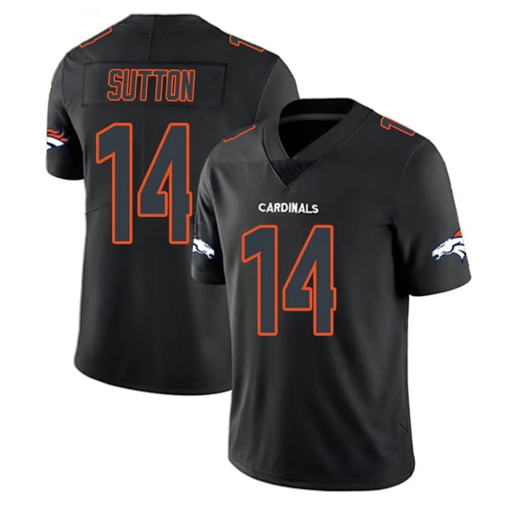 CAdoa D.Broncos #14 Courtland Sutton Player Black Impact Limited Game Stitched Jerseys