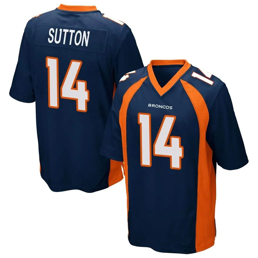 CAdoa D.Broncos #14 Courtland Sutton Player Navy Game Stitched Jerseys
