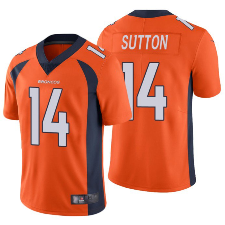 CAdoa D.Broncos #14 Courtland Sutton Player Orange Limited Stitched Jerseys