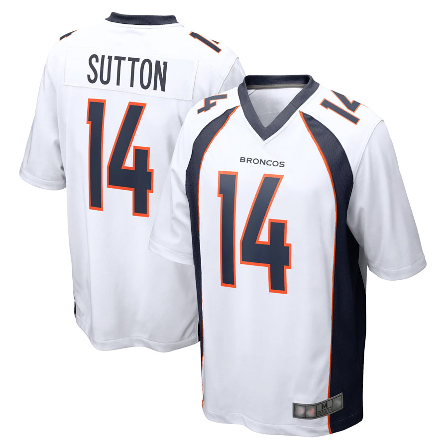CAdoa D.Broncos #14 Courtland Sutton Player White Game Stitched Jerseys