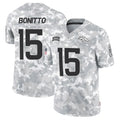 CAdoa D.Broncos #15 Nik Bonitto Player Arctic Camo Salute to Service Limited Stitched Jerseys