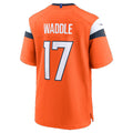 CAdoa D.Broncos #17 Jaylen Waddle Orange Game Stitched Jerseys