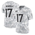 CAdoa D.Broncos #17 Jaylen Waddle Player Arctic Camo Salute To Service Limited Stitched Jerseys