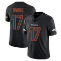 CAdoa D.Broncos #17 Jaylen Waddle Player Black Impact Limited Game Stitched Jerseys