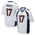CAdoa D.Broncos #17 Jaylen Waddle Player White Game Stitched Jerseys