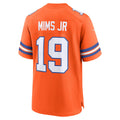 CAdoa D.Broncos #19 Marvin Mims Jr Orange Mile High Collection 1977 Throwback Player Game Stitched Jerseys