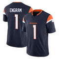 CAdoa D.Broncos #1 Evan Engram Player Navy Limited Vapor F.U.S.E. Home Game Stitched Jerseys