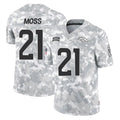 CAdoa D.Broncos #21 Riley Moss Player Arctic Camo Salute To Service Limited Stitched Jerseys