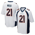 CAdoa D.Broncos #21 Riley Moss Player White Game Stitched Jerseys
