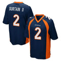 CAdoa D.Broncos #2 Pat Surtain II Player Navy Game Stitched Jerseys