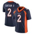 CAdoa D.Broncos #2 Pat Surtain II Player Navy Vapor Untouchable Limited Game Stitched Jerseys