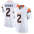CAdoa D.Broncos #2 Patrick Surtain II Player White Vapor F.U.S.E. Limited Stitched Jerseys