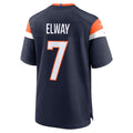 CAdoa D.Broncos #7 John Elway Player Navy Home Game Stitched Jerseys
