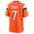 CAdoa D.Broncos #7 John Elway Player Orange Home Game Stitched Jerseys