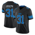 CAdoa D.Lions #31 Kerby Joseph Player Black Alternate Vapor F.U.S.E. Limited Home Game Stitched Jerseys