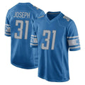 CAdoa D.Lions #31 Kerby Joseph Player Blue Home Game Stitched Jerseys