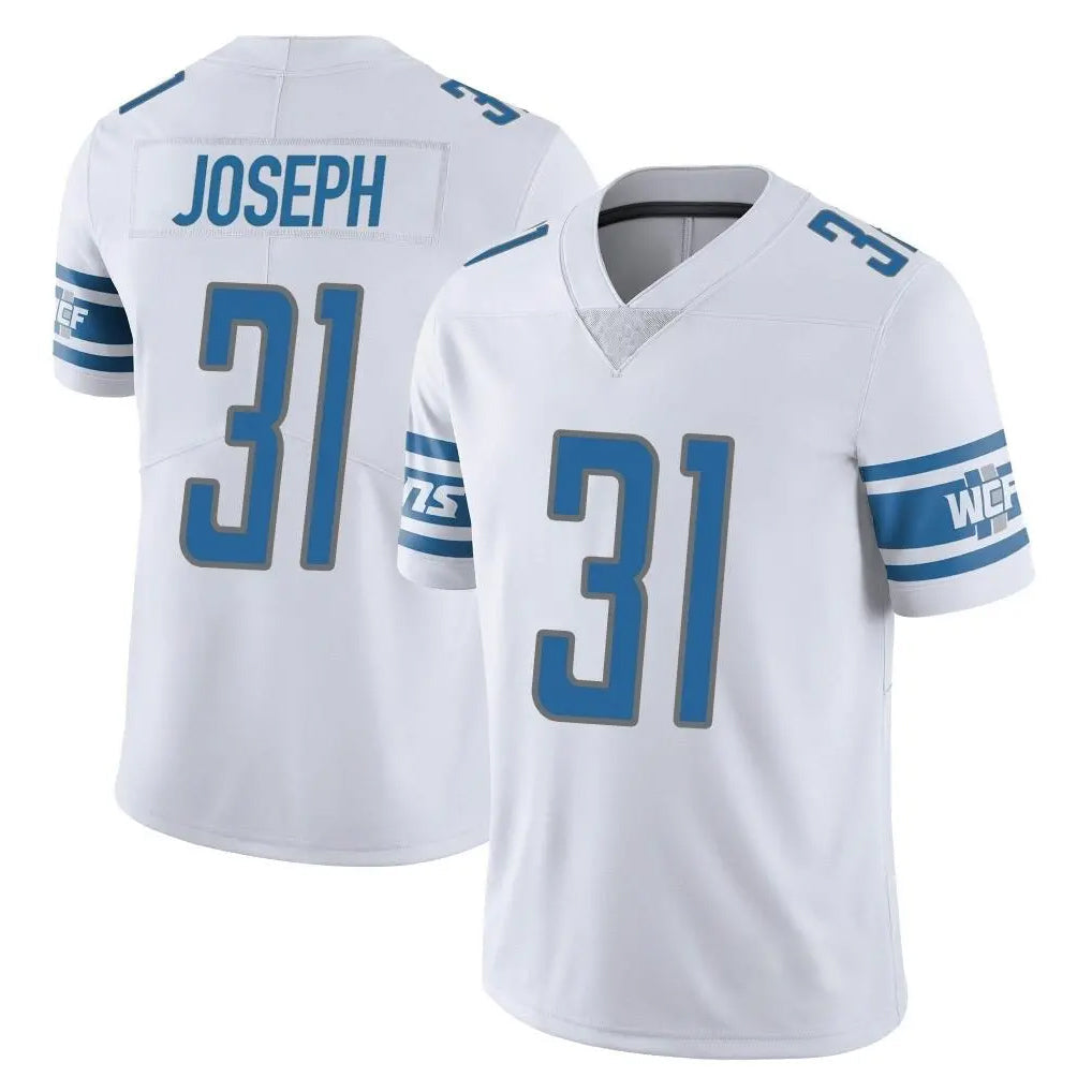 CAdoa D.Lions #31 Kerby Joseph Player White Limited Vapor Untouchable Home Game Stitched Jerseys