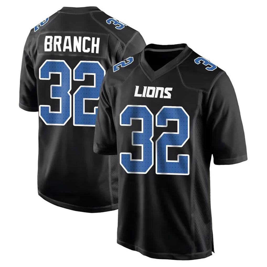 CAdoa D.Lions #32 Brian Branch Player Black Limited Fashion Stitched Jerseys