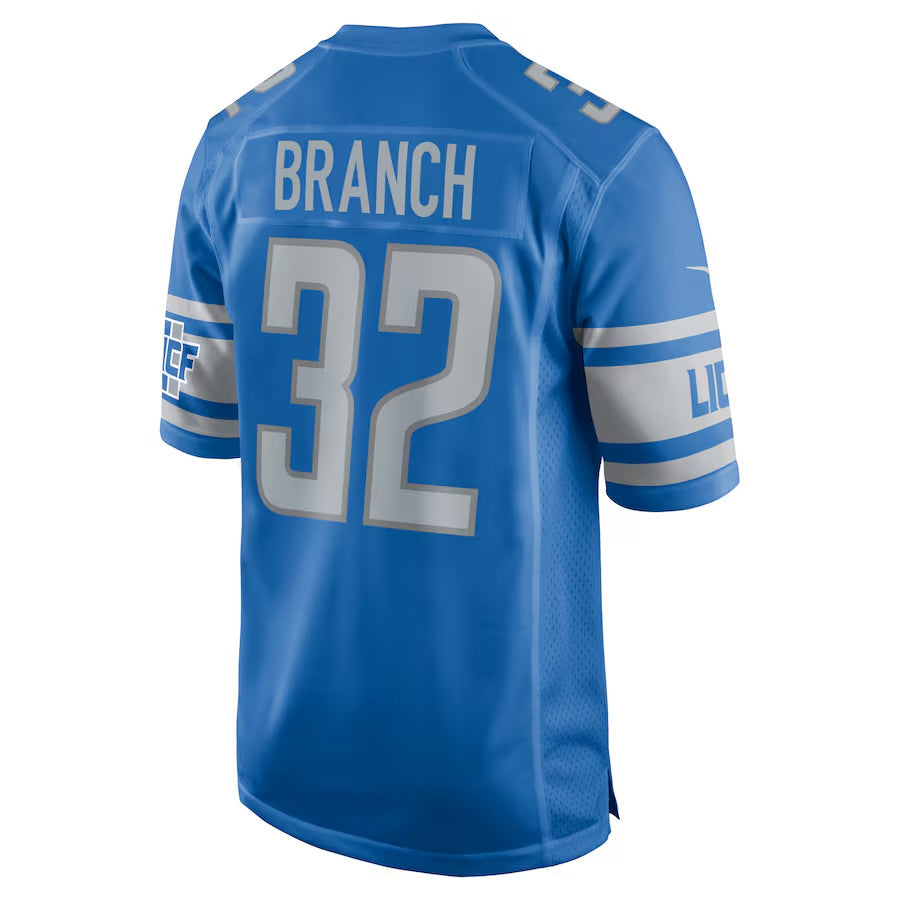 CAdoa D.Lions #32 Brian Branch Player Blue Replica Game Stitched Jerseys